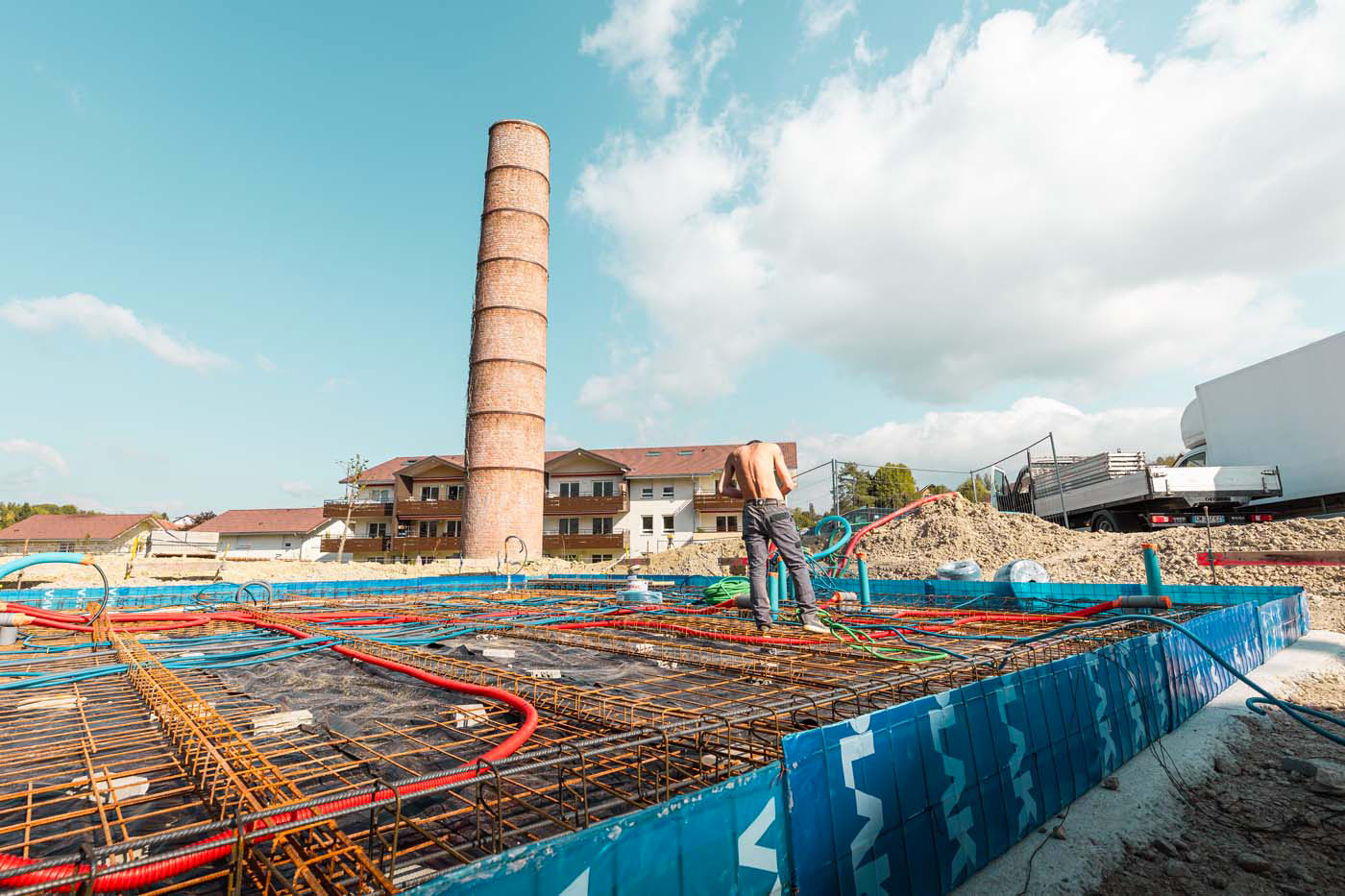 Travaux de coffrage et fondations