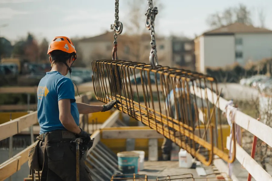 Structure armée fondations